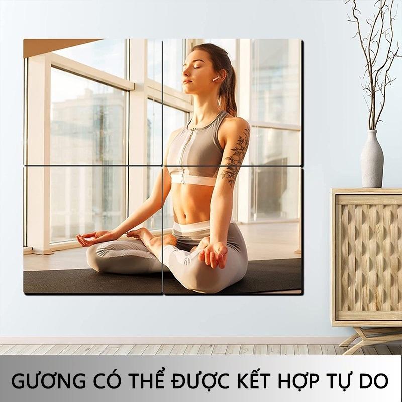 Gương chống vỡ toàn thân treo tường 120cm / 30cm / 20cmsquare, nhãn dán gương acrylic tủ quần áo toàn thân mirro 2