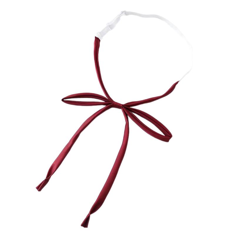 [Zyy]Women‘s Shirts Bowtie Ladies Girl School Wedding Party Bowknot Classic Uniform Suits Collar Bow Tie Accessories 3