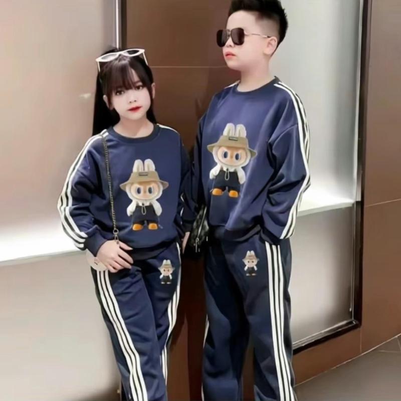 bộ nỉ cho bé trai, size 14-45kg, mẫu CQA  chất liệu mềm dẹp mịn không sùi, phong cách Hàn Quốc, thiết kế sành điệu h & đồ  bộ  nỉ 1
