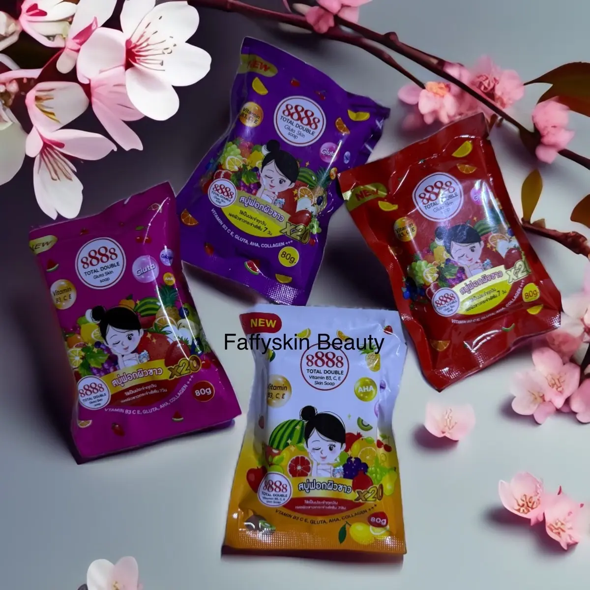 8888 TOTAL DOUBLE GLUTA SKIN SOAP 80g - TikTok Shop Philippines