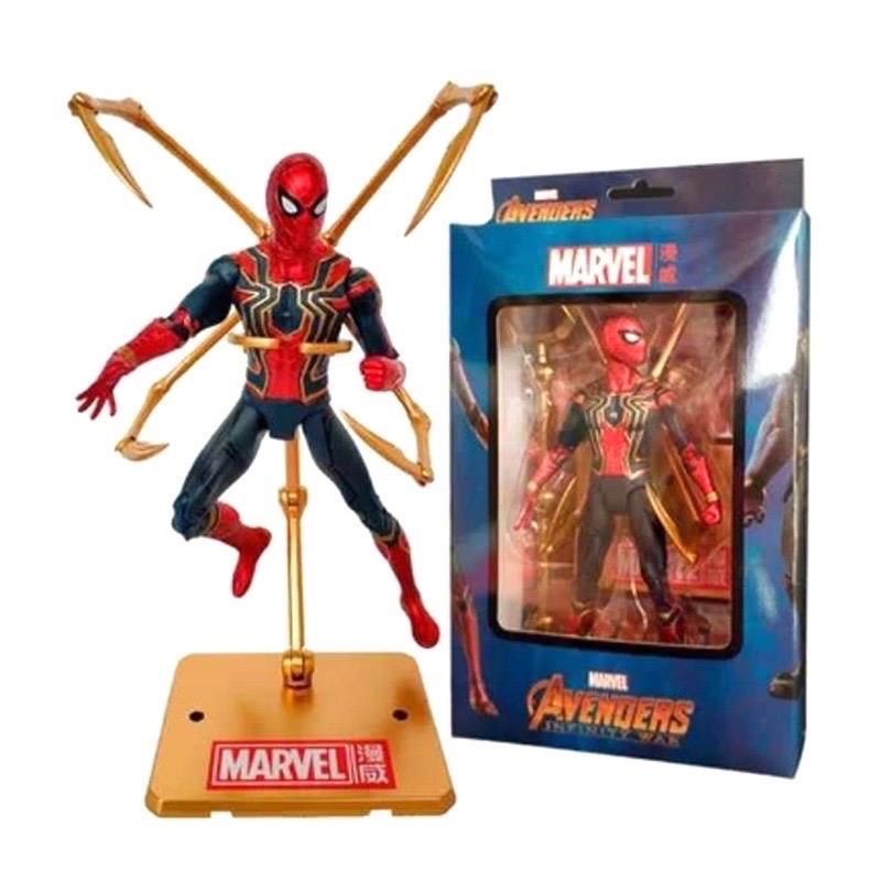 Mô hình người nhện Spiderman - Marvel ( có khớp cử động có đèn led) chi tiết sắc nét 0