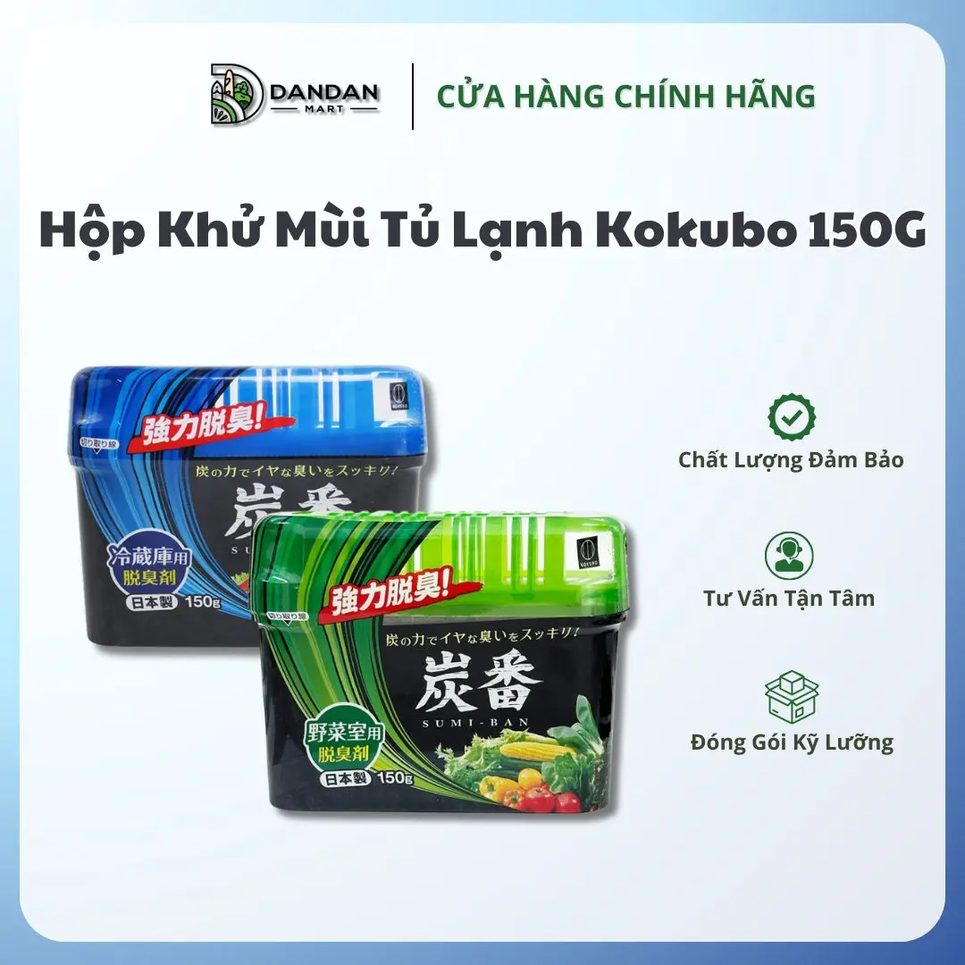 Hộp khử mùi tủ lạnh Kokubo 160G Nhật Bản – giữ tủ lạnh luôn thơm mát