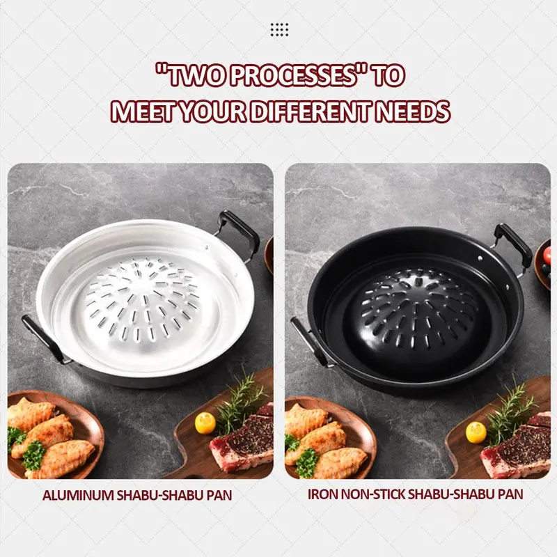 Nồi lẩu, Nồi tất cả trong một, Nhà hàng Thái Lan Shabu nướng, Thích hợp để sử dụng Ngoài trời, Trong nhà và nướng thương mại, T2R0 4
