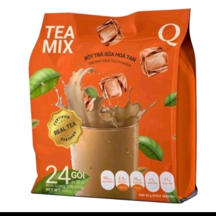 Trà Sữa Hoà Tan Tea Mix Trần Quang 20g x 24 gói