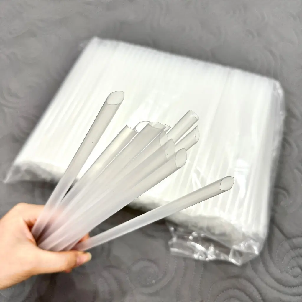Set Ống hút nhựa phi 6, phi 8, phi 12 MÀU TRẮNG