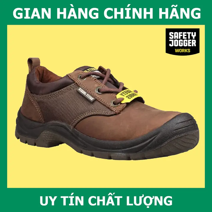 [Chính Hãng] Giày Bảo Hộ Safety Jogger Sahara Da Chất Lượng Cao, Chống Đâm Xuyên, Va Đập Mạnh