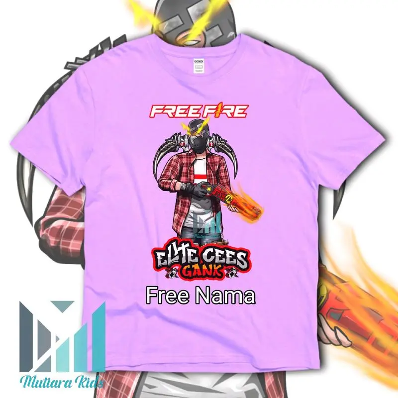 BAJU ANAK FREEFIRE CHAR ELITE SG OPM ATASAN KAOS ANAK LAKI-LAKI PEREMPUAN FREEFIRE CHAR ELITE SG OPM FASHION ANAK FREE NAMA ( BISA COD ) 3