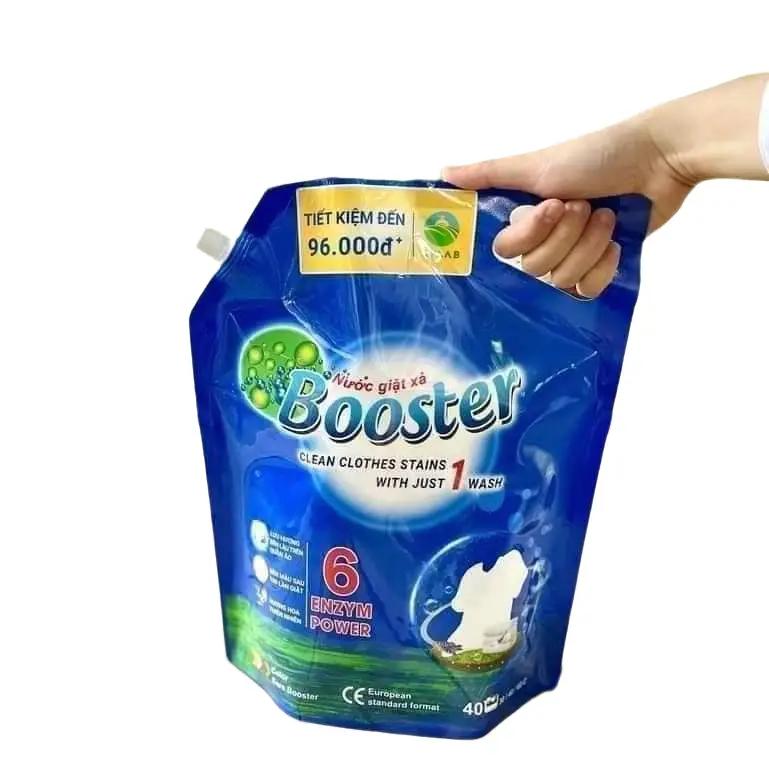  Nước giặt xả Booster thùng 4 túi sạch thơm đậm đặc Làm Sạch nước giặt 
