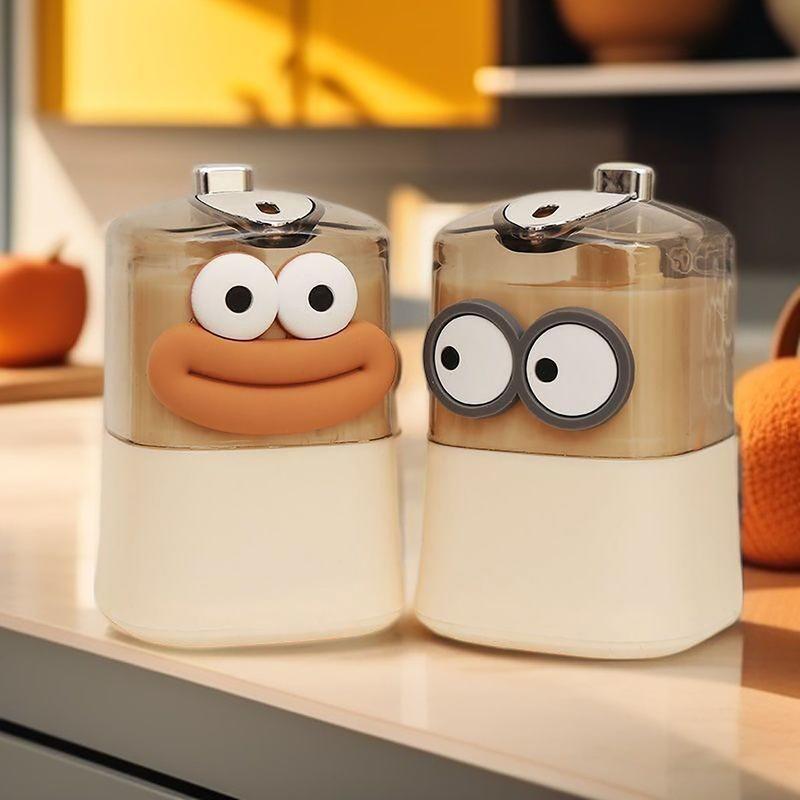 Hũ đựng tăm có nút nhấn tự động lấy tăm ra lọ đựng tăm hình dáng siêu cute hũ tăm đồ gia dụng tiện ích cho mọi gia đình Đựng Gia Vị