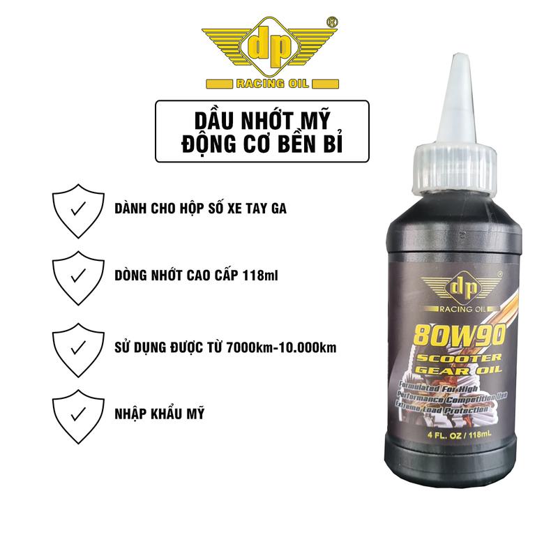 Dầu nhớt xe máy DP RACING OIL 80W90 118ml - TikTok Shop Vietnam