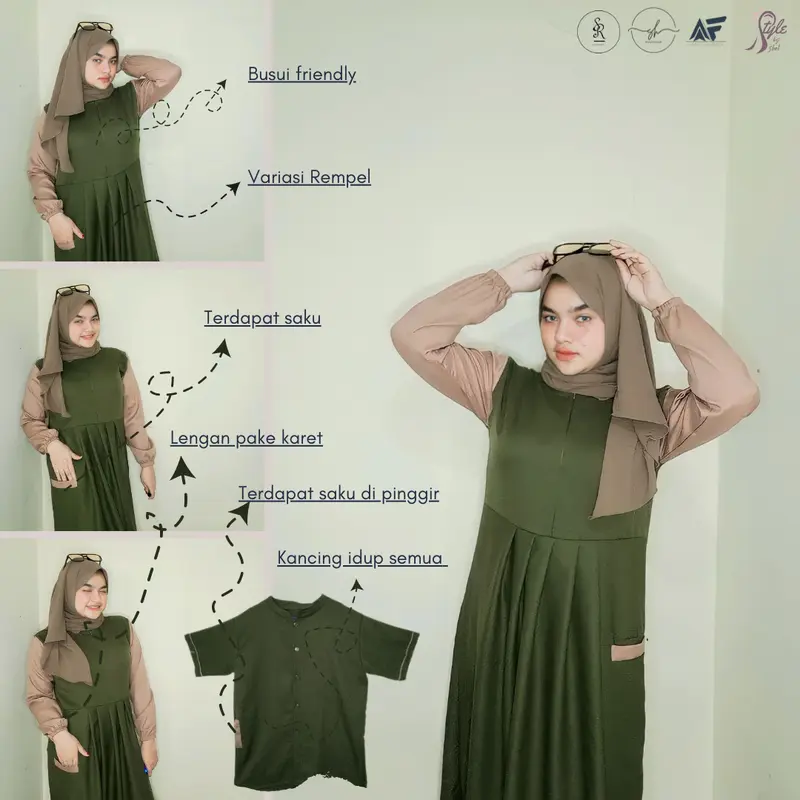 Couple FAREL terlaris // gamis couple lebaran 2025// couple farel pasangan gamis+kemeja/ baju lebaran 2025 7