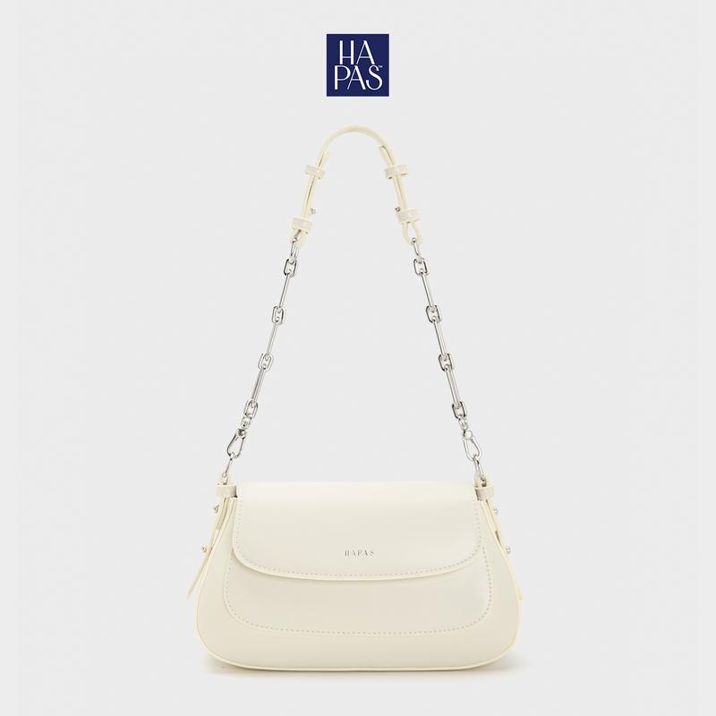 [DEAL LIVE] Túi Xách Nữ HAPAS Hobo Nắp Gập Chain Handle Size 23 - TDV24037
