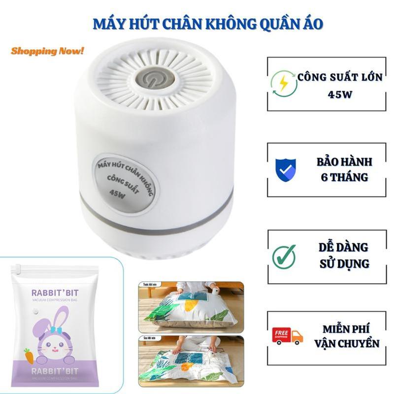 Combo 1 Máy Hút Chân Không  và 6 Túi Nhiều Size đựnġ Cả Quần Áo, Chăn Bông 5