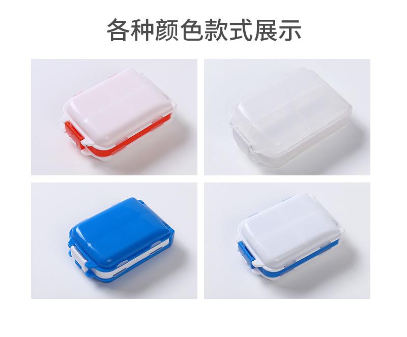 Product Introduction of Pill Box 3 Layers 8 Grids Medicine Organizer Storage Box Portable Travel Pill Case Drug Dispenser Container 4
