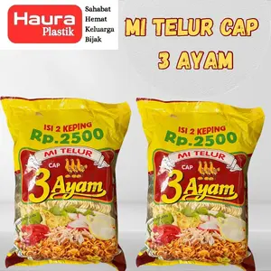 Mie Telur Cap 3 Ayam 120 G – Camilan Instan Lezat Untuk Bekal Atau Rumah | Halal | Cod