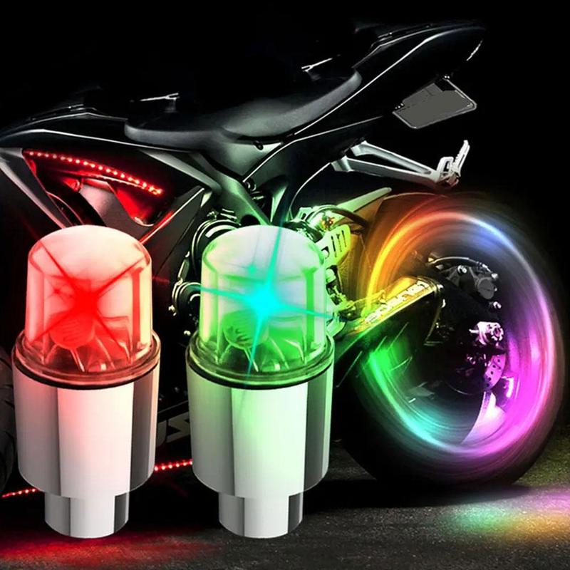 Product Introduction of Mũ Van Lốp Xe Ô Tô, Đèn LED Nhiều Màu Sắc, Bộ 2 Chiếc, Thích Hợp Cho Ô Tô, Xe Máy Và Đạp Xe, Đèn Lồng Nan Hoa, Phụ Kiện Lốp Ô Tô 47