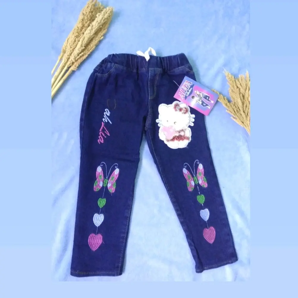 CELANA ANAK BORDIR + BONEKA ANAK Fashion