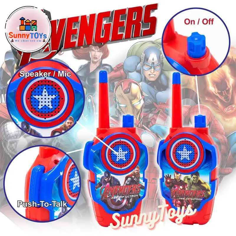 Combo 2 máy bộ đàm đồ chơi cho bé không dây 0