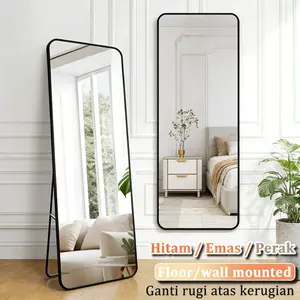 Standing Mirror Cermin Standing155 X 45 CM Cermin Berdiri Full Body Kaca Cermin Full Body Aesthetic Cermin