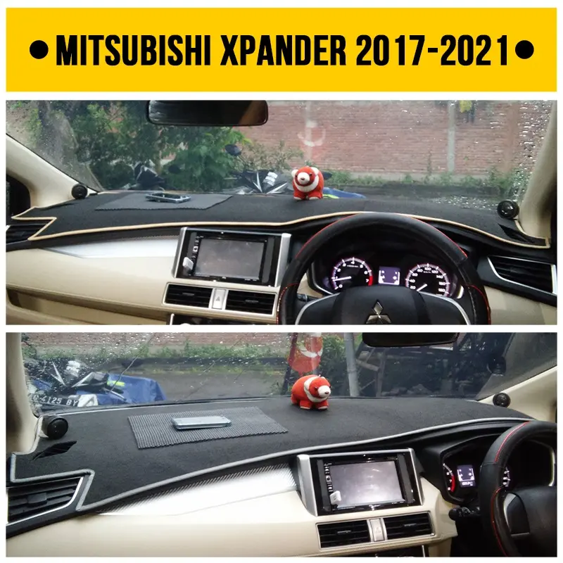 BELI 1 DAPAT 4 | Cover Dashboard Mobil MITSUBISHI XPANDER 2017-2021 Pelindung Dasbor - Alas Taplak Dasbord aksesoris interior Hiasan dalam mobil - karpet pelindung panas dasbord dari sinar matahari bahan Premium Car