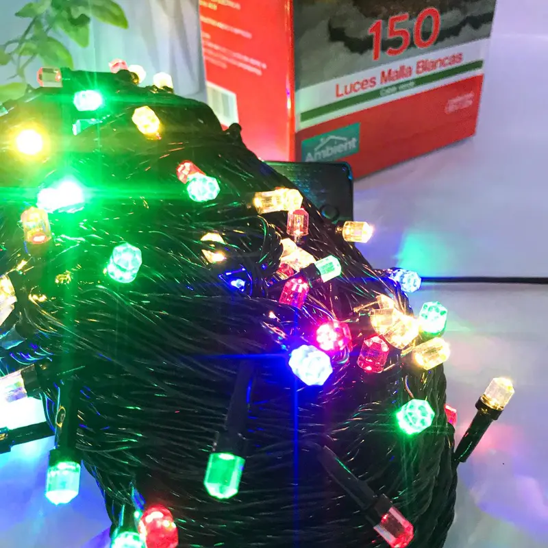 Đèn Led Nháy 50M Kim Cương, Dây Led 50M Trang Trí Tiểu Cảnh. 4