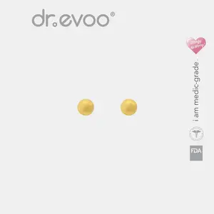 drevoo anting anti alergi - Balls 3mm - GP