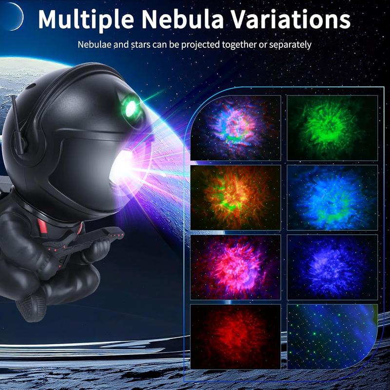 Astronaut Design LED Atmosphere Projection Lamp, USB Powered Novelty Lighting, Decorative Light for Home Bedroom Living Room 2