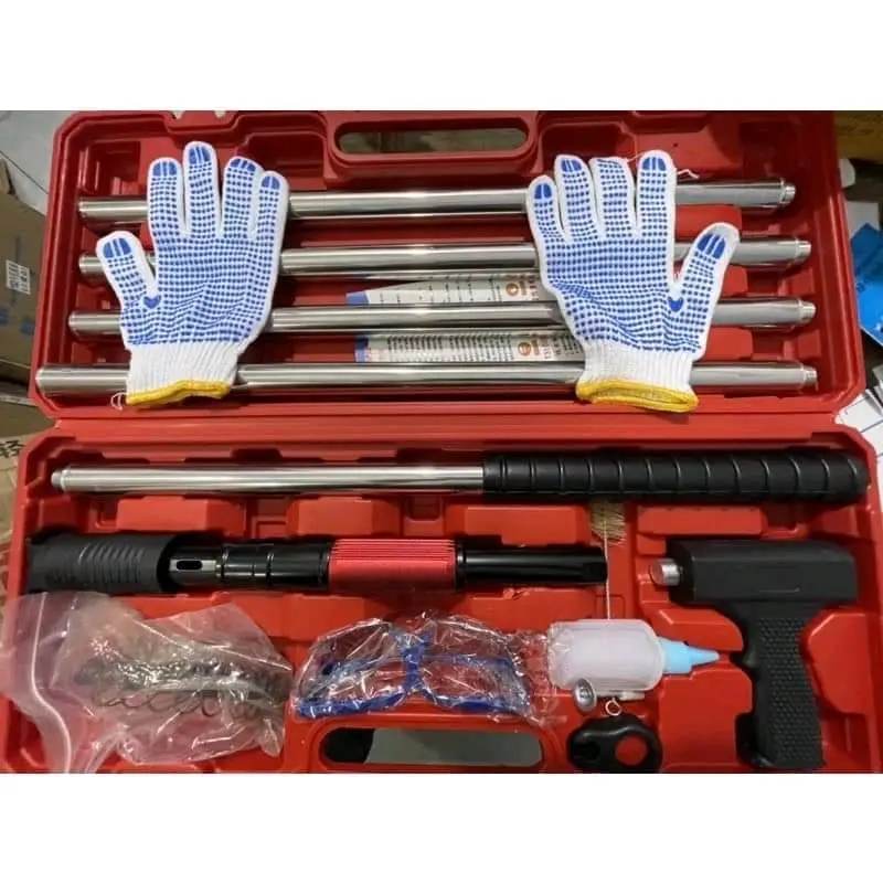 Máy to bắn đinh 8.5 và đinh treo ti ren 1