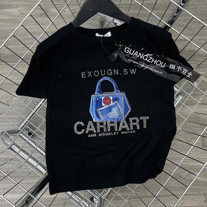 Áo thun  cổ tròn freesize hình túi CARHART vạt bằng mã B31