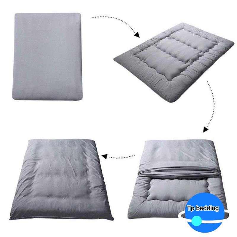 Vỏ Bọc Nệm Topper Áo Bọc Nệm 2 Mặt Có Khoá Kéo Chất Liệu Cotton Poly ( Lưu Ý Đây Là Vỏ Nệm )