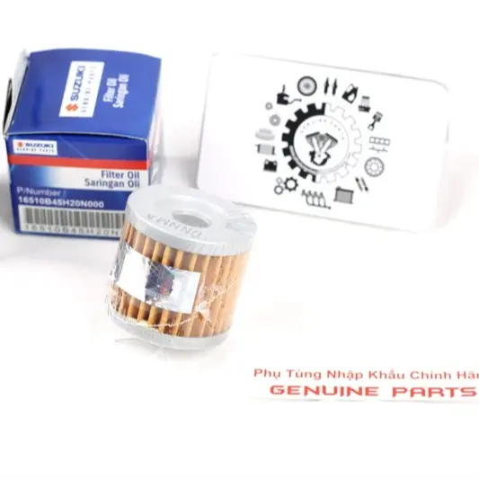 Lọc nhớt Raider, Satria, GSX, Bandit, FX, Viva, GD 110, Impulse, Hayate, Revo, Smash, Lọc dầu Suzuki - 16510-45H20-000