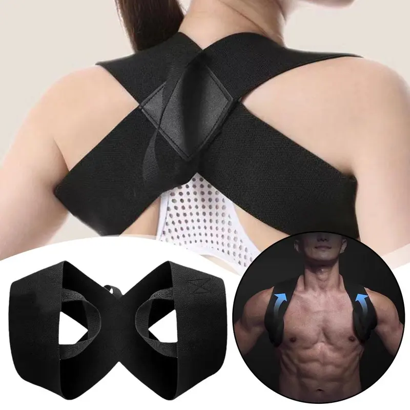 Đai Đeo Vai Tư Thế Lưng, Có Thể Điều Chỉnh, Thoáng Khí, Đai Tập Thể Dục, Tập Luyện Nẹp SS, Giúp Phục Hồi 1