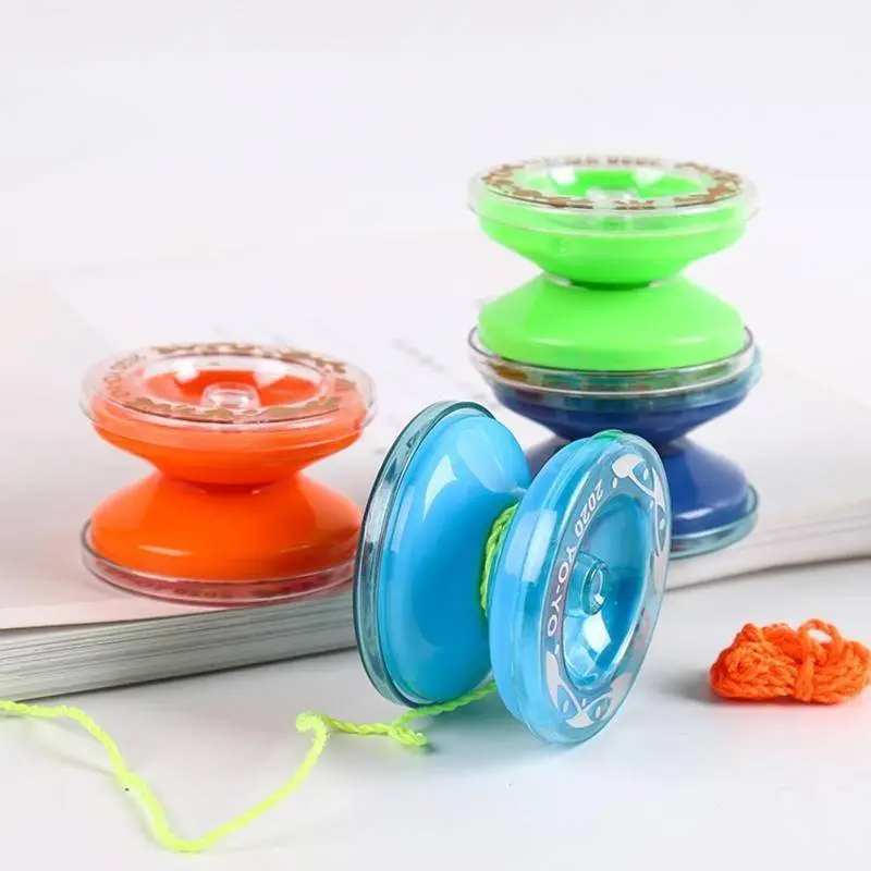 Yo-yo, nhựa trong suốt, đồ chơi giáo dục, quà tặng trẻ em Toy Đồ Chơi super yoyo