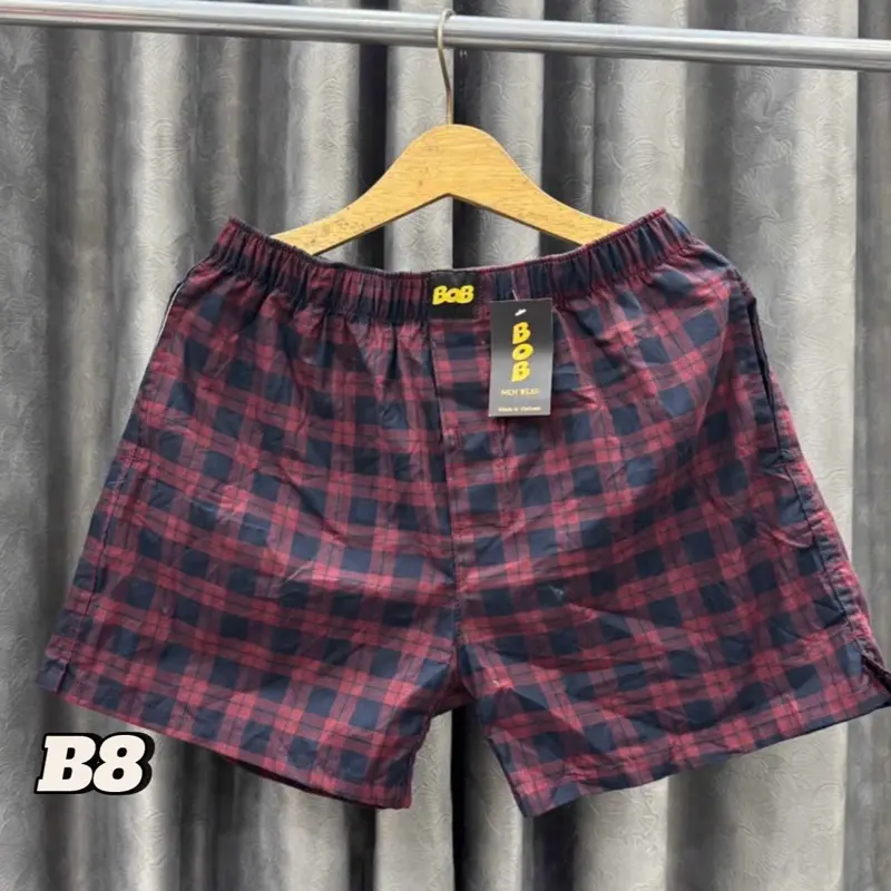 Bộ 5 Quần Đùi Nam BOB Kate Cotton Mềm Mịn Có Túi