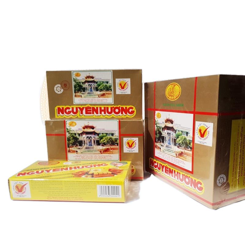 Combo 5 hộp bánh đậu xanh Nguyên Hương 320gram kèm theo túi xách - Đặc sản Hải Dương Chua Ăn Vặt