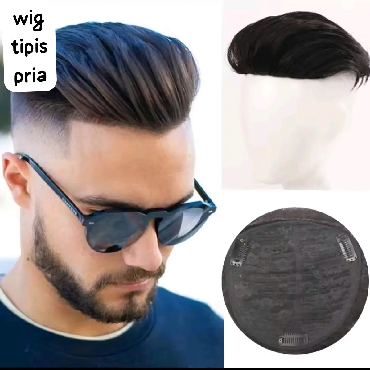wig pria model tipis