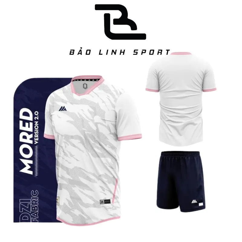 Bộ Sưu Tập Quần Áo Bóng Đá Đồ Đá Banh Không Logo Mikal Mored 2.0 K3 2024 Nam Nữ Thun Mè Caro Cao Cấp Không Nhăn Không Xù Lông Thoáng Khí Bảo Linh Sport 1