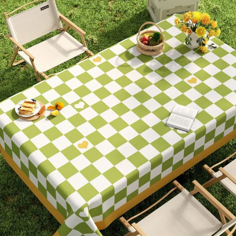 Tablecloth outdoor camping tablecloth oil-proof and waterproof - TikTok ...