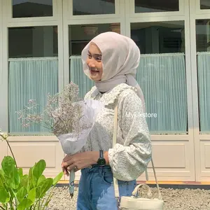 YURI TOP by mykikstore blouse floral estetik