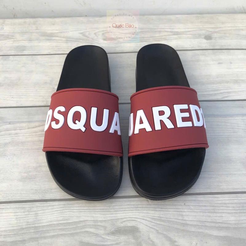 Dép lê ĐS QUỜ mau đỏ Nam nữ size 35-42 dép nhẻ nhẹ hợp thời trang DéP Nam Quai Ngang Đế Bằng Slipper 2