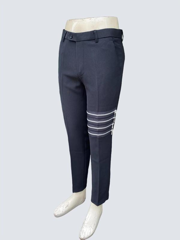 Quần Âu Nam 4 Sọc ,Vải Tăm Lì Dày Dặn,Quần Tây Nam Viền Thêu