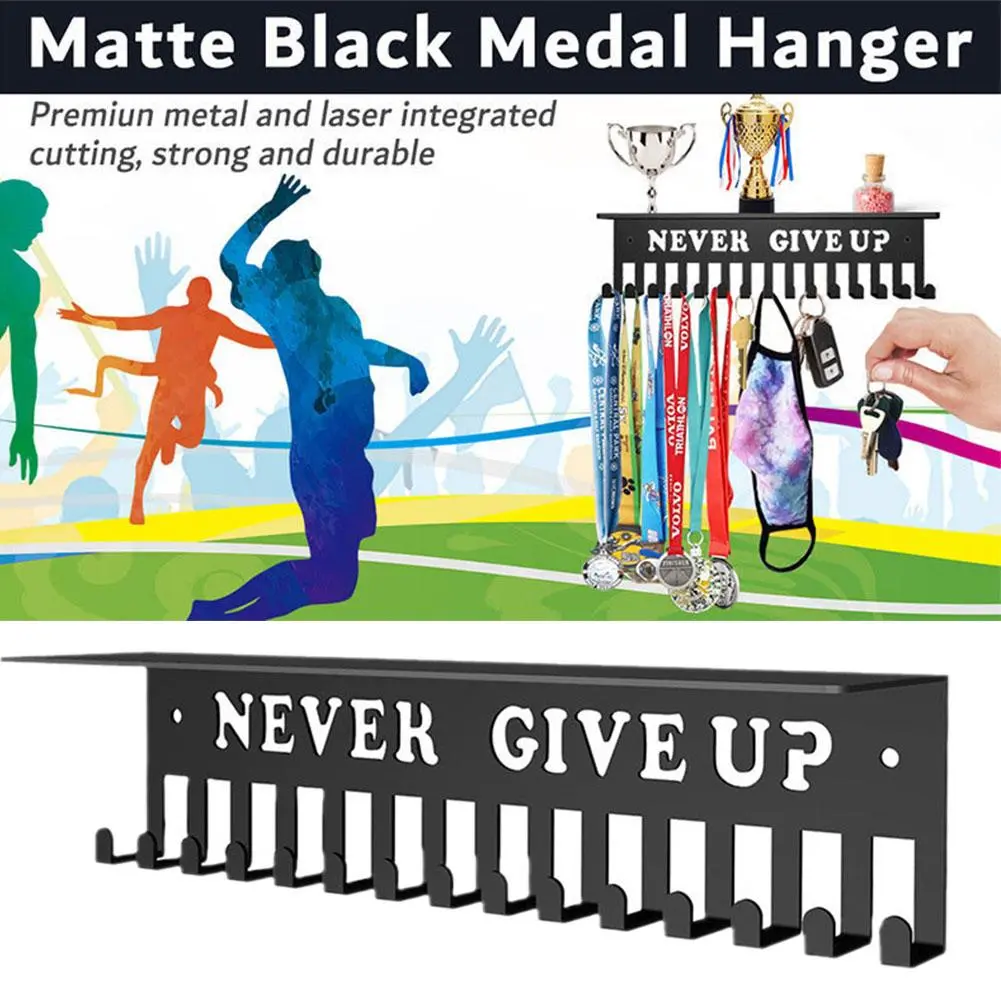 Medals Display Hanger Holder Wall Mounted Durable Medals Organizer V4L8 Rack Gift