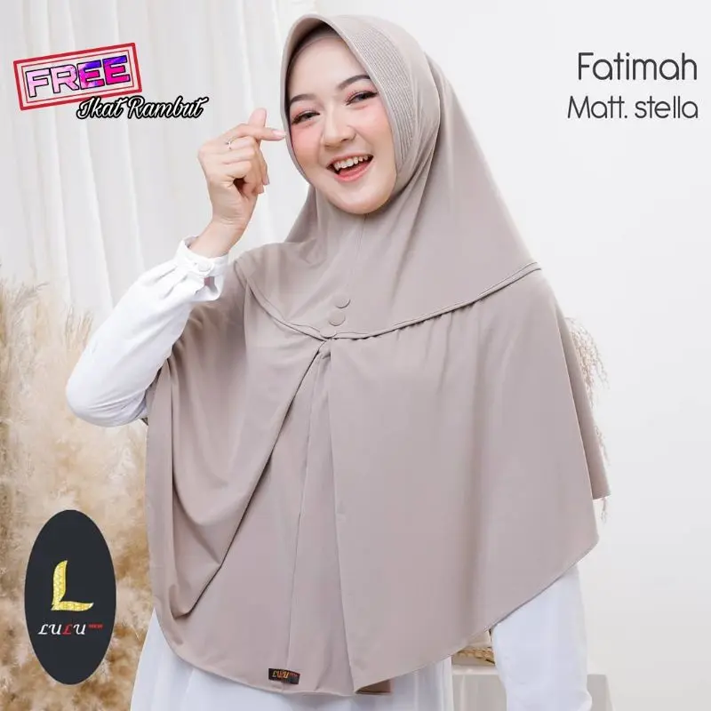 JILBAB WANITA INSTAN TERMURAH FATIMAH LULU NEW HIJAB