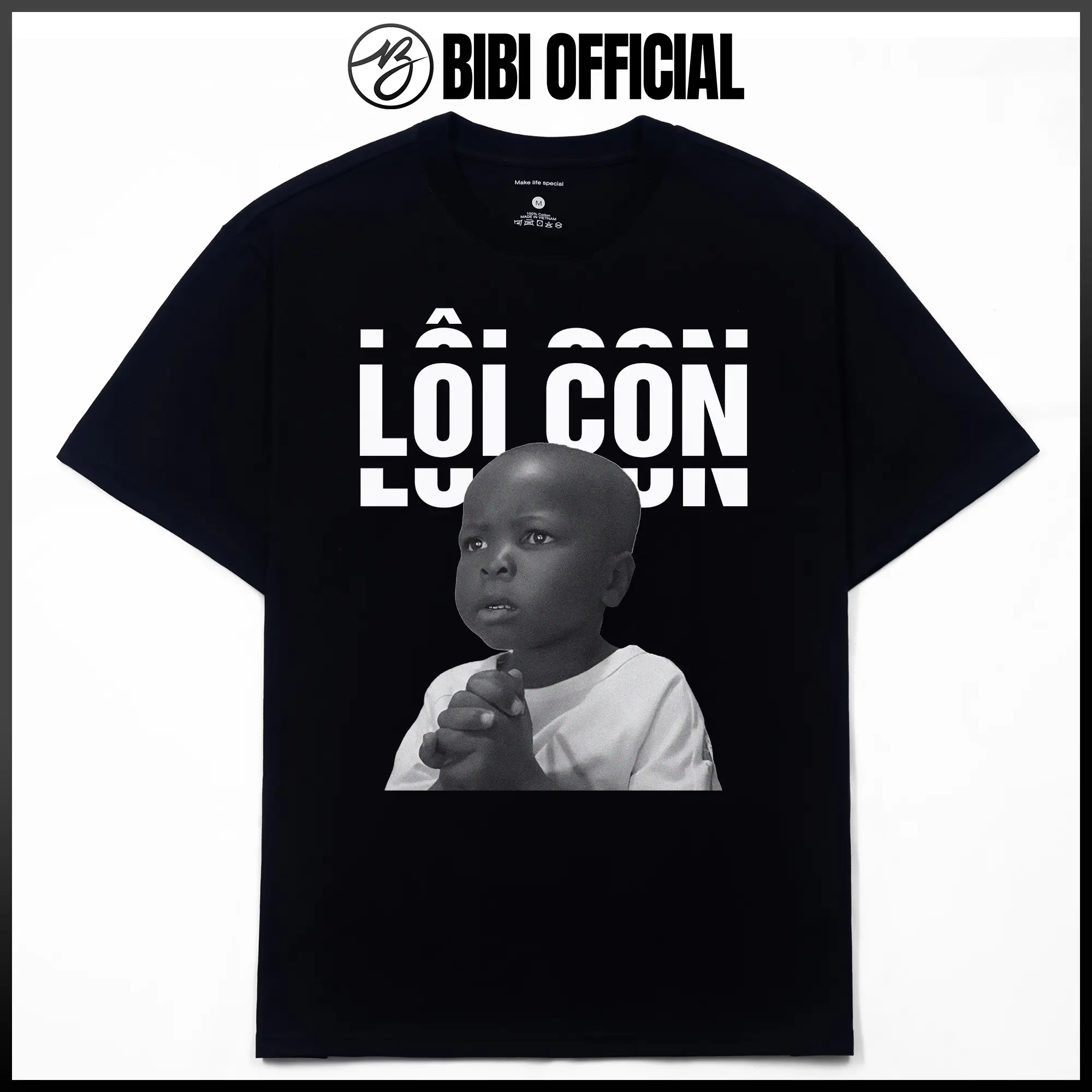 Áo thun Lôi Con, Độc Đáo Hài Hước Meme, Nam Nữ  Cotton, Co giãn 2 chiều, Chất vải 100% Cotton định lượng 250gsm, Form Oversize