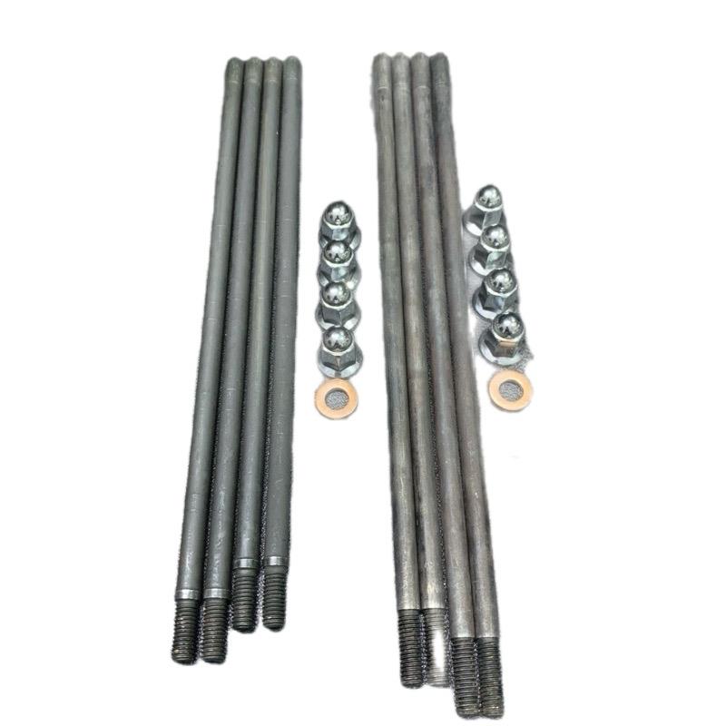 Bộ Bù Rông Đầu Thép Đen Hàng Ráp Máy Nội Địa LIFAN Kèm 4 Tán 7 Li Honda Sử dụng ráp Đầu Lòng Wave Dream EX5 Cub CD CL 67 Sử dụng Size Lòng dài 76 78 Li Phụ Tùng Phụ Kiện Cao Su