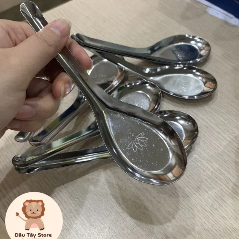 Thìa Inox Không Gỉ, Thìa phở Inox 304 loại đẹp bền 1