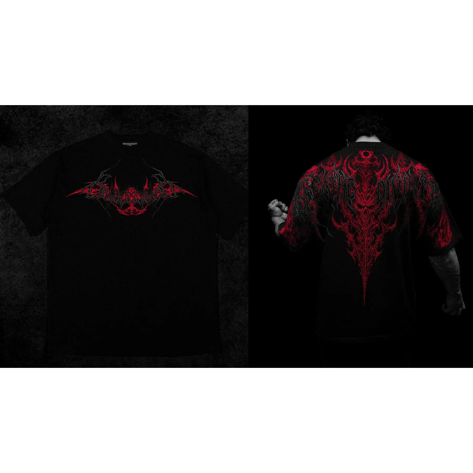COD] American Style Trendy Brand Breathdivinity Skull Dark Style 