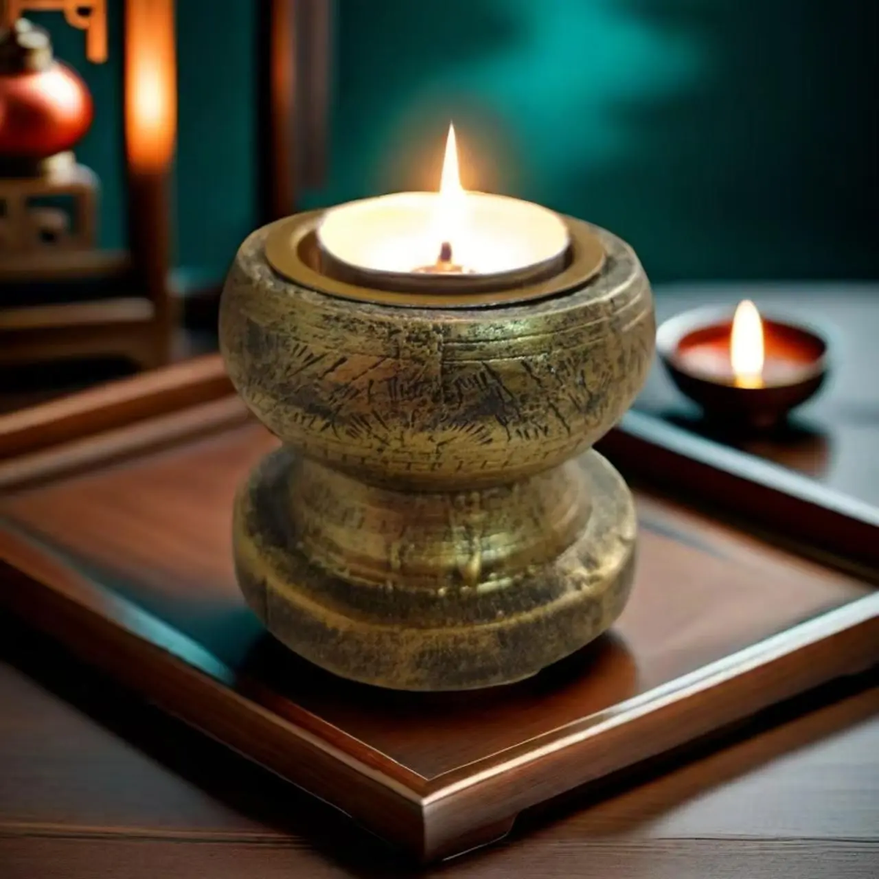 Creative Zen Style Incense Burner, 1 Count Hollow Out Design Incense Burner, Home Decor Supplies for Living Room Bedroom Dining Room