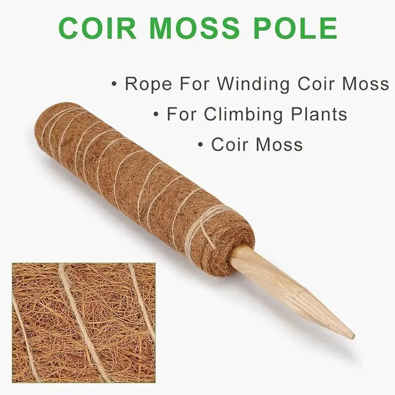 Coconut Shell Moss Rods, Plant Support Extension for Climbing Indoor Creeper, Garden Supplies for Home Garden, Home Supplies 2