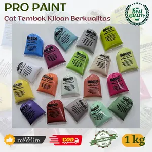 Pro Paint Cat tembok rumah kiloan bagus wangi dan murah 1 kg cat dinding